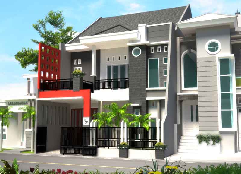 Desain Rumah Mungil Lebar 4 Meter Hontoh