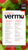 Programación Sesión Vermú 2022 del 14 y 15 de Mayo