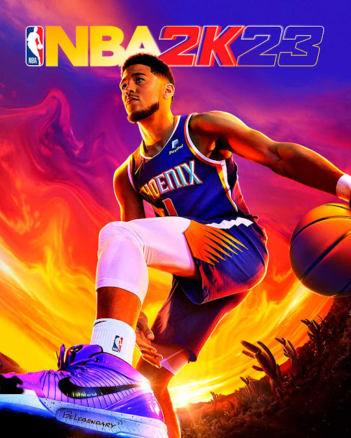 NBA 2K23 Cover with Suns guard Devin Booker