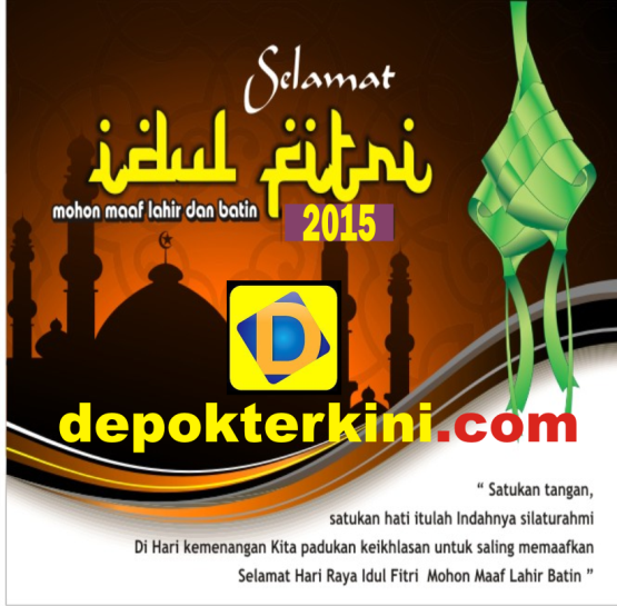 Depok Terkini.com mengucapkan Selamat Hari Raya Idul Fitri 1436 H