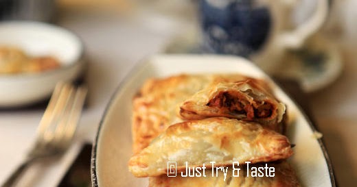 Resep Pastel Isi Daging Cincang & Kacang Merah dari Puff 