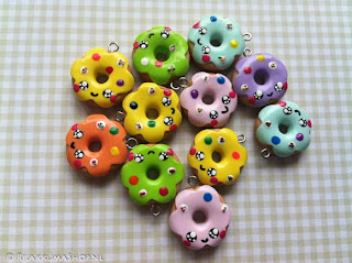 Kawaii cute Donut Charms