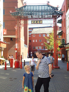 Chinatown London, with Top Ender and Daddy mocking Mummy