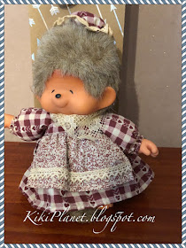 monchhichi kiki vintage  grand-mère mamie grand-ma allemande