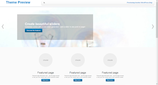 Customizr high quality Wordpress Theme 