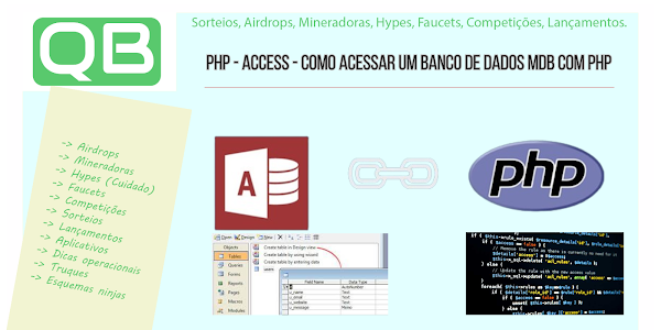 Como Acessar e Manipular Banco de Dados MDB com PHP Passo a Passo