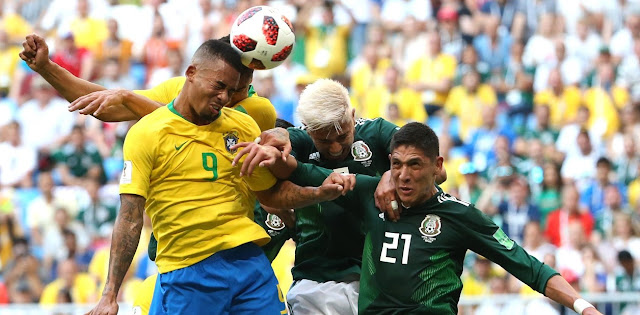 Brasil superó a México con goles de Neymar y Roberto Firmino