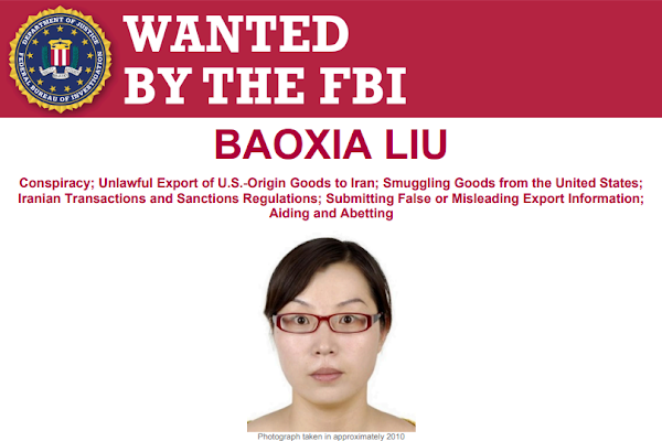 tengah memburu seorang wanita asal Cina Baoxia Liu, Perempuan Cina yang Diburu FBI terkait Perang Iran-Israel