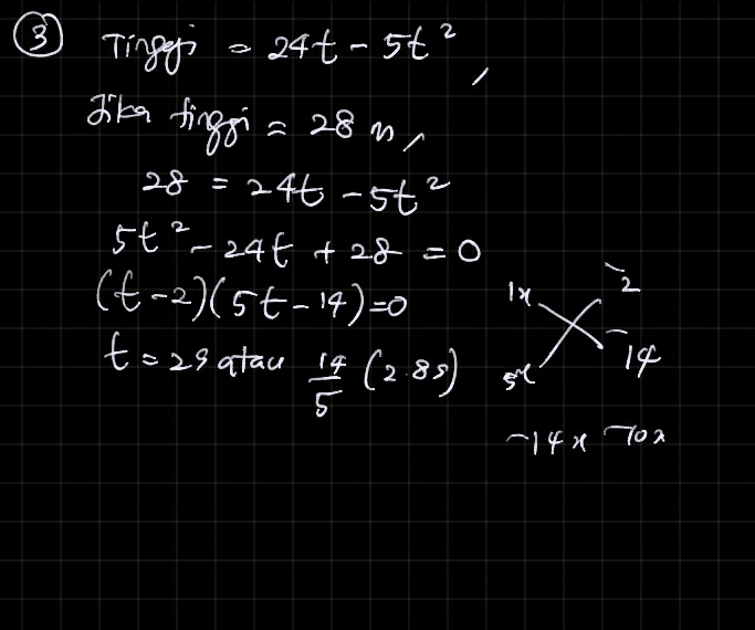 Soalan Dan Jawapan Add Math Tingkatan 4 - Contoh VV