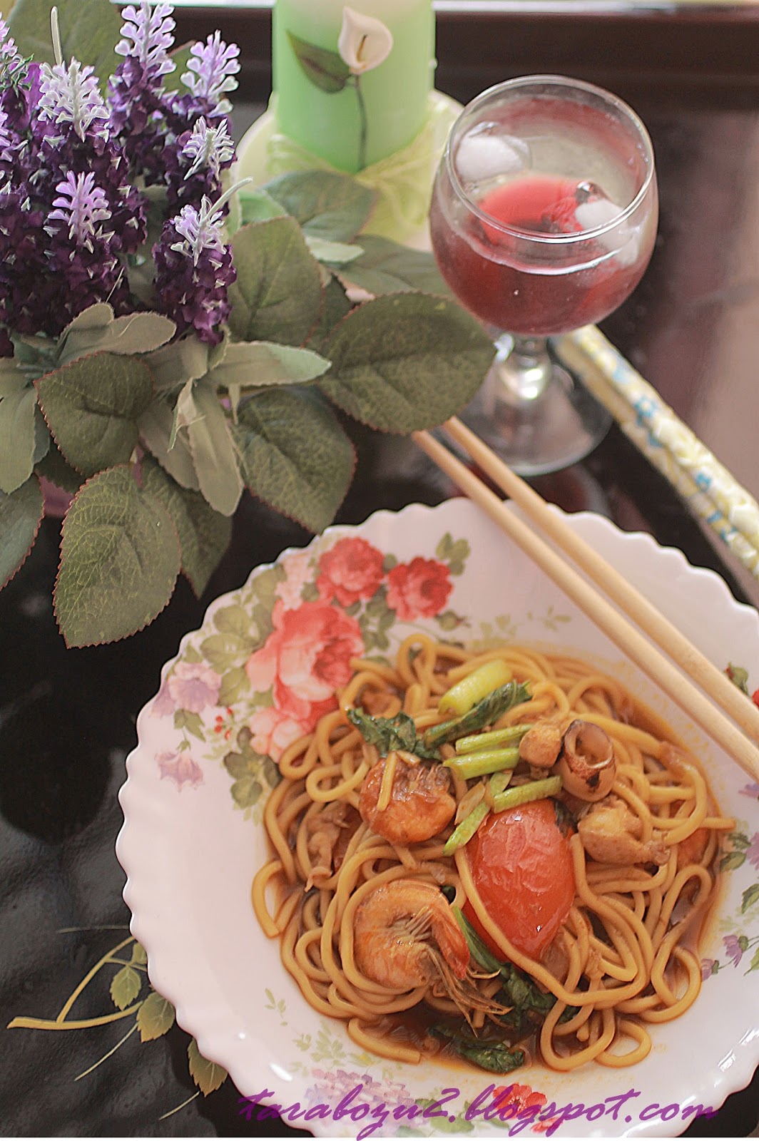 MEE GORENG BASAH lencun  AIR TANGAN ZUHAIDA