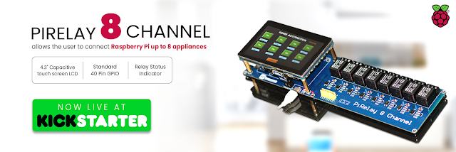 PiRelay 8 | 8 Channel Relay Board for rapsberry Pi