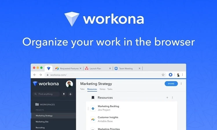 Workona Tab Manager