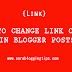 How To Change Link Color In Blogger Posts