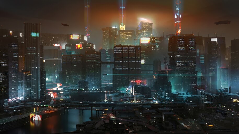 Cyberpunk 2077, Night, City, Concept Art, 4K, #3.2258 Wallpaper