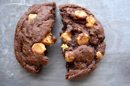 Chocolate Chocolate Peanut Butter Cookies