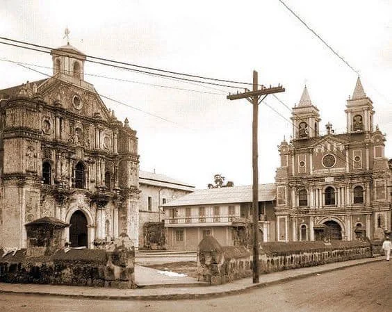 The Franciscan Patio Santuario de San Antonio de Padua in Intramuros, Manila