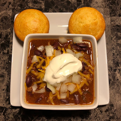 Classic Chili Con Carne with Corn Bread