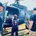 Idoso de 76 anos é resgatado por helicóptero devido a seca no AM