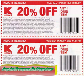 Free Printable Kmart Coupons