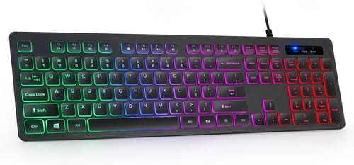 Review Seenda Slim USB Illuminated Wired Keyboard