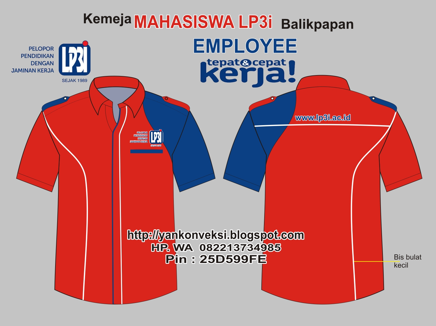 BAJU MAHSISWA LP3i BALIK PAPAN