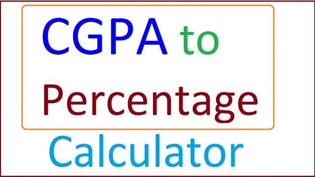 CGPA to Percentage