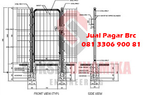  Pintu Pagar Brc Berbagai Macam Model Pintu Pagar Brc 