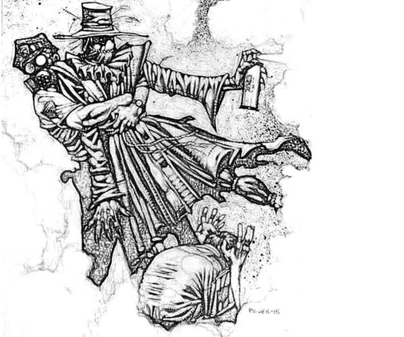 batman-arkham -city-riddler-scarecrow-poison-coloring-pages