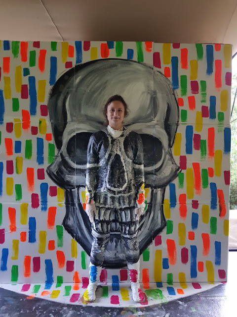 Flesh and Acrylic - Skull - Ben Heine Art - Live Art Festival - ABN Amro - Paleis Soestdijk