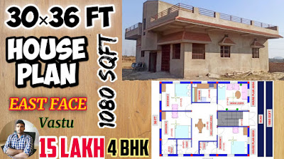 house-plan-4bhk-ghar-ka-naksha 1200 sqft