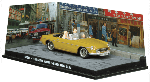 bond in motion 1:43 eaglemoss, mgb 1:43 the man with the golden gun