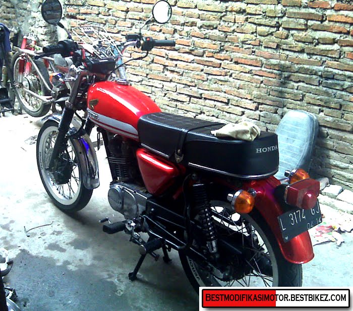 Modifikasi Honda  CB 100 1976 Surabaya  Gambar Modifikasi 