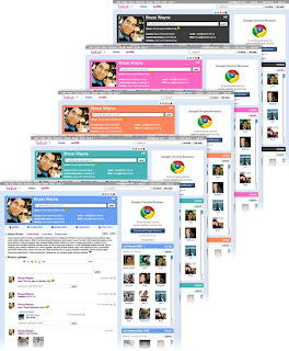 Interface do Novo orkut