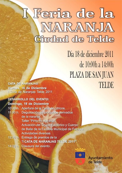 Telde monta una feria de la naranja con los agricultores 18/12