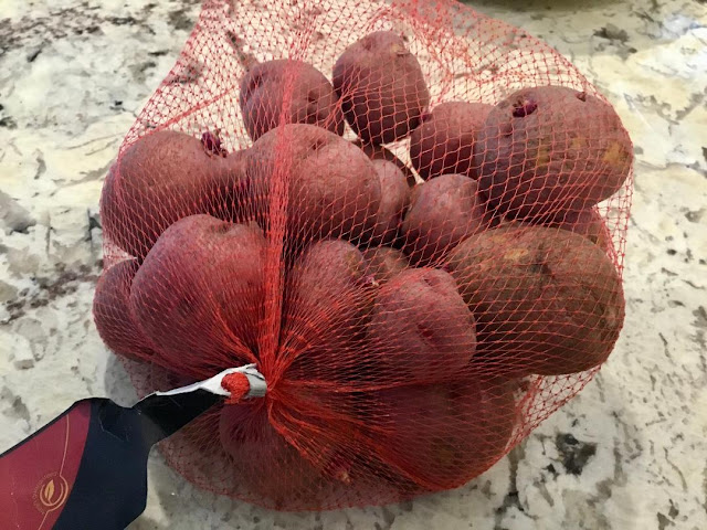 bag of red potatoes