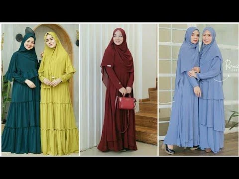 26 Model Baju Gamis Syari Original Branded Terbaru 2020 Harga - Model baju gamis syari