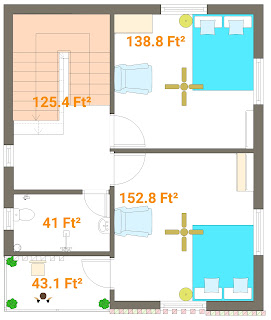 House plan House design 22×26 ft Ghar ka naksha