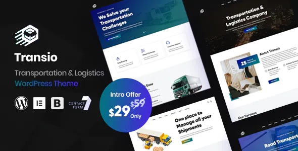 Best Transportation & Logistics WordPress Theme