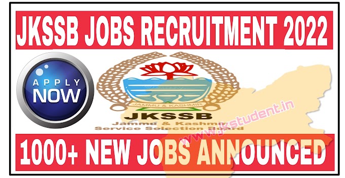 JKSSB 1000 PWD Junior Engineer (Civil & Mechanical) vacancies announced Check details Here