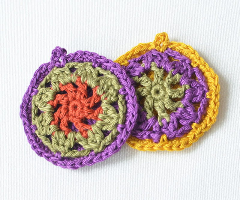 African Mandala Necklace - free crochet pattern by Lilla Bjorn Crochet