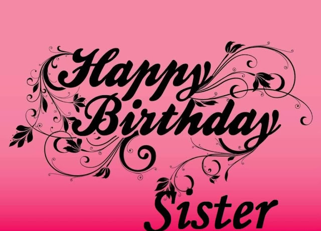 Happy Birthday greeting card image for Sister