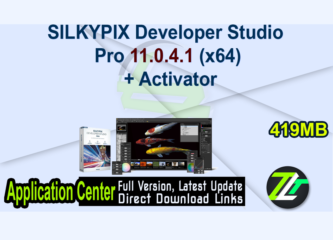 SILKYPIX Developer Studio Pro 11.0.4.1 (x64) + Activator