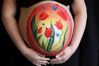 Body Paintings For Pregnant Woman