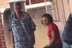 The head mother and another caretaker at St. Mary Kevin