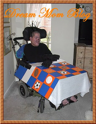 Dream Mom: Happy Halloween~Bed Bug Costume for a Wheelchair Tutorial