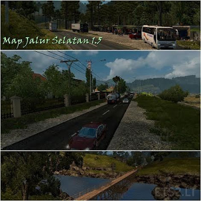 Map Jalur Selatan 1.5 Up version ETS2