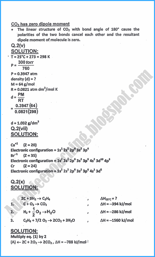 11th-chemistry-numericals-past-year-paper-2018