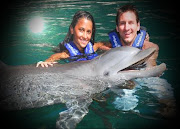 Lionel Messi and Antonella Roccuzzo in delphinarium
