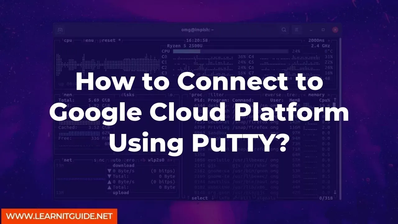 How to Connect to Google Cloud Platform Using PuTTY