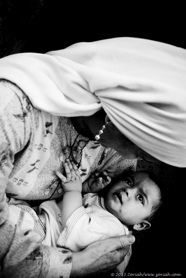 Gaza mother and child Zoriah